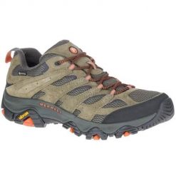 Buty trekkingowe męskie Merrell Trekkingowe Męskie Moab 3 Gtx Gore-tex. Brązowe buty zimowe męskie Merrell, bez wzorów, z gore-texu, bez obcasa, bez zapięcia. Za 703.00 zł.