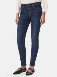 Liu Jo Jeansy UF6002 D0328 Granatowy Skinny Fit. Niebieskie jeansy damskie Liu Jo, bez wzorów, z bawełny. Za 729.99 zł.