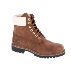 Buty zimowe męskie, Premium 6 In WP Boot. Brązowe buty zimowe męskie Timberland, na zimę, bez wzorów, z gumy, bez obcasa, bez zapięcia. Za 649.99 zł.
