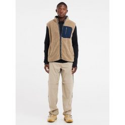 Kurtka Protest Prthyams Bodywarmer. Brązowe kurtki męskie Protest, bez wzorów, eleganckie, bez kaptura. Za 319.00 zł.
