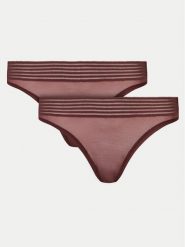 Triumph Komplet 2 par fig klasycznych Tempting Sheer 10218591 Brązowy. Brązowe majtki damskie Triumph, z syntetyku. Za 49.99 zł.