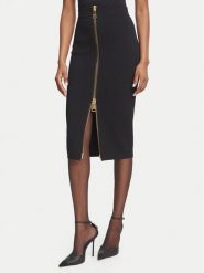 Elisabetta Franchi Spódnica ołówkowa GK-28B-66E2-V440 Czarny Slim Fit. Czarne spódnice damskie Elisabetta Franchi, bez wzorów, z syntetyku, ołówkowe. Za 1,879.00 zł.