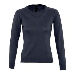 Bluza Damska Galaxy Z Dekoltem V. Niebieskie bluzy damskie SOL'S, s, bez wzorów, bez ramiączek, bez kaptura. Za 142.99 zł.