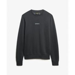 Bluza Superdry Micro Logo. Czarne bluzy męskie Superdry, m, bez wzorów, bez ramiączek, bez kaptura. Za 308.25 zł.