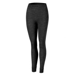 Legginsy merino dla kobiet MAURA. Czarne legginsy damskie LASTING, bez wzorów, z materiału. Za 486.45 zł.