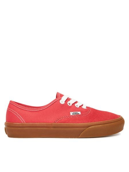 Vans Tenisówki Authentic VN000D6GCI11 Czerwony. Czerwone trampki i tenisówki damskie Vans, bez wzorów, z materiału, bez zapięcia. Za 189.99 zł.