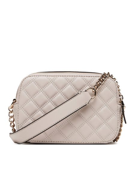 Guess Torebka Giully II HWQG96 73140 Beżowy. Brązowe torebki do ręki damskie Guess, z aplikacjami, ze skóry, bez dodatków. Za 259.99 zł.