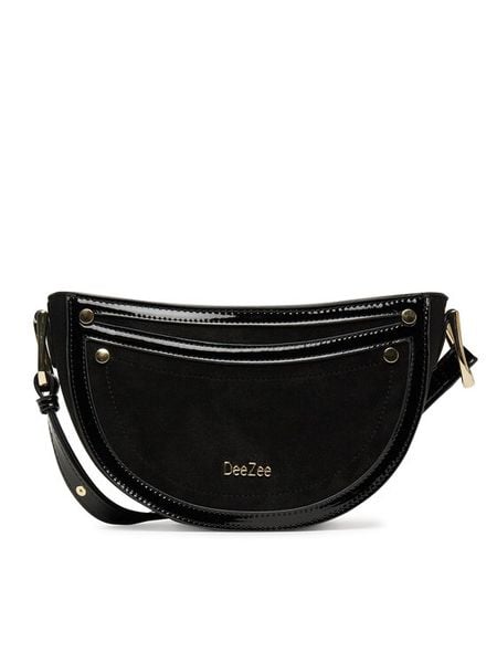 DeeZee Torebka C-DZE-S-006-08 Czarny. Czarne listonoszki damskie DeeZee, bez wzorów, z materiału, bez dodatków. Za 129.99 zł.