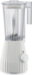 Blender kielichowy Plissé biały. Białe blendery Alessi. Za 839.00 zł.