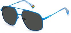 Polaroid Okulary POLAROID PLD6173SMVUM9. Okulary przeciwsłoneczne, Kolor niebieski. Unisex. NoSize. Niebieskie okulary przeciwsłoneczne damskie POLAROID. Za 178.60 zł.