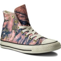 Trampki CONVERSE - Ctas Hi 559863C Pale Coral/Navy/Egret. Niebieskie trampki i tenisówki damskie Converse, bez wzorów, z gumy, bez zapięcia. W wyprzedaży za 219.00 zł.
