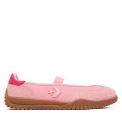 Baleriny Converse. Czerwone balerinki damskie Converse, bez wzorów, retro, bez obcasa, bez zapięcia. Za 349.99 zł.