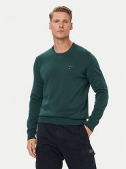 Aeronautica Militare Sweter 262MA1631UL00506 Zielony Regular Fit. Zielone swetry męskie Aeronautica Militare, m, bez wzorów, z bawełny, bez kołnierzyka, bez ramiączek. Za 514.99 zł.