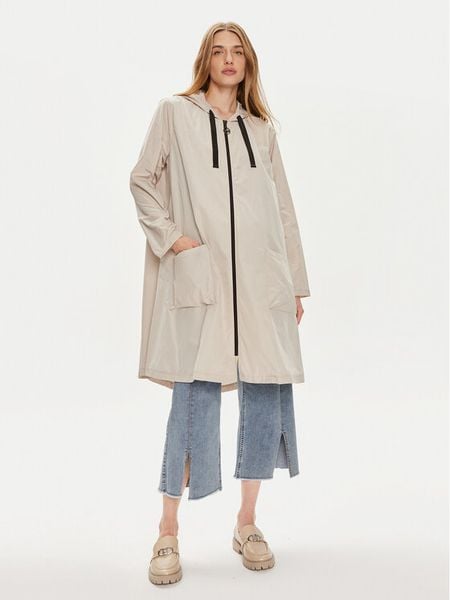 Joseph Ribkoff Płaszcz przejściowy 241068 Beżowy Regular Fit. Brązowe płaszcze damskie Joseph Ribkoff, bez wzorów, z syntetyku, bez kołnierzyka, bez kaptura. Za 759.00 zł.