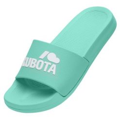 Kubota Klapki Basenowe Basic. Zielone klapki damskie Kubota, bez wzorów, sportowe, bez obcasa, bez zapięcia. Za 99.99 zł.