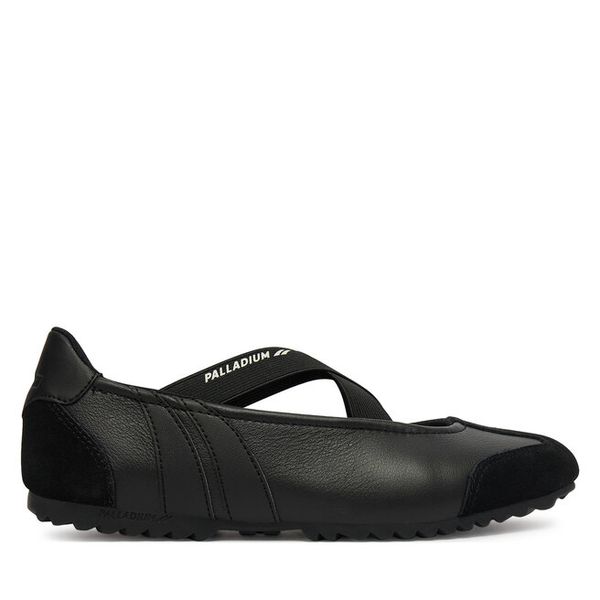 Baleriny Palladium. Czarne balerinki damskie Palladium, bez wzorów, bez obcasa, bez zapięcia. Za 332.99 zł.