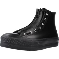 Buty CONVERSE CHUCK TAYLOR ALL STAR LIFT HI Czarny. Czarne obuwie sportowe damskie Converse, bez wzorów, ze skóry, bez zapięcia. Za 321.99 zł.
