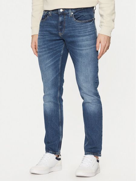 Tommy Jeans Jeansy Scanton DM0DM21136 Niebieski Slim Fit. Niebieskie jeansy męskie Tommy Jeans, z bawełny. Za 279.99 zł.