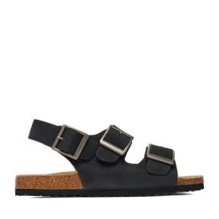 Sandały Go Soft. Czarne sandały męskie GO SOFT, bez wzorów, bez zapięcia. Za 299.99 zł.