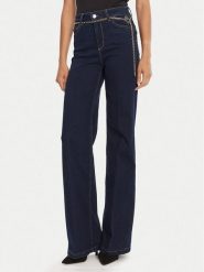 Liu Jo Jeansy UF5097 DS018 Granatowy Flare Fit. Niebieskie jeansy damskie Liu Jo, bez wzorów, z bawełny. Za 699.99 zł.