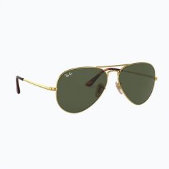 Okulary przeciwsłoneczne Ray-Ban Aviator Metal II. Żółte okulary przeciwsłoneczne damskie Ray-Ban. Za 589.99 zł.