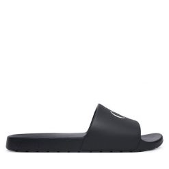 Klapki Calvin Klein. Czarne klapki męskie Calvin Klein, bez wzorów, bez zapięcia. Za 129.99 zł.