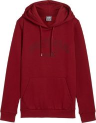 Puma Bluza damska Puma Ess Logo LAB Hoodie FL bordowa 682987 13 L. Czerwone bluzy damskie Puma, l, bez wzorów, bez ramiączek, bez kaptura. Za 192.57 zł.