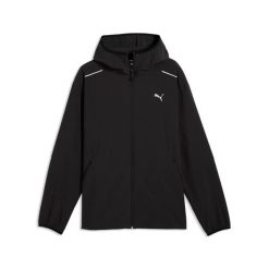 Kurtka z dresu Puma Pumatech. Brązowe kurtki sportowe męskie Puma, l, bez wzorów, z dresówki, bez kaptura, do biegania. Za 334.00 zł.