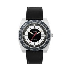 Zegarek Timex. Czarne zegarki męskie Timex, bez wzorów. Za 629.99 zł.