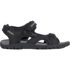 Geox Męskie sandały Uomo Sandal Strada D Black / Stone U8224D-050AU-C9310 (rozmiar 44). Czarne sandały męskie Geox, bez wzorów, klasyczne, bez zapięcia. W wyprzedaży za 222.00 zł.
