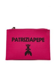 Patrizia Pepe Torebka 2Q0023/K264-R458 Różowy. Czerwone torebki do ręki damskie Patrizia Pepe, bez wzorów, z materiału, bez dodatków. Za 229.99 zł.