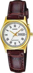 Zegarek Casio Zegarek marki Casio model LTP-V006 kolor Brązowy. Akcesoria damski. Sezon: Cały rok NoSize. Brązowe zegarki damskie Casio. Za 138.99 zł.