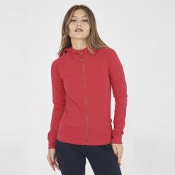 Bluza Legea Dair Damskie. Czerwone bluzy damskie Legea, bez wzorów, z bawełny, sportowe, bez ramiączek. W wyprzedaży za 88.00 zł.