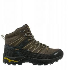 Buty trekkingowe męskie CMP Rigel Mid WP 3Q12947-Q906 Brązowe 44. Brązowe trekkingi męskie CMP, bez zapięcia. Za 407.30 zł.