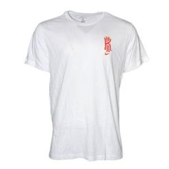 Koszulka sportowa Nike Kyrie Logo Dry T-shirt. Białe koszulki sportowe damskie Nike, xl, bez wzorów, bez ramiączek, do koszykówki. Za 92.00 zł.
