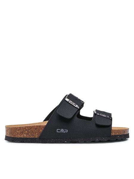 CMP Klapki Thalitha Slipper 3Q91017 Czarny. Czarne klapki męskie CMP, bez wzorów, ze skóry, bez zapięcia. Za 136.99 zł.