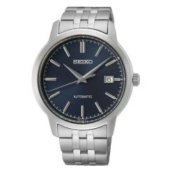 Seiko Mężczyźnizegarek Seiko srebrny - stal nierdzewna Zegarki męskie 1 ct Męskie. Szare zegarki męskie Seiko, bez wzorów, z materiału, srebrne. Za 1,272.99 zł.