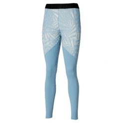 Długie legginsy damskie Mizuno BT Virtual G4. Niebieskie legginsy damskie Mizuno, bez wzorów. Za 319.00 zł.