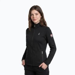 Bluza polarowa damska Aulp Debby. Czarne bluzy damskie Aulp, s, bez wzorów, z elastanu, eleganckie, bez ramiączek, bez kaptura. Za 139.99 zł.