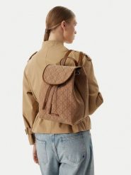 Calvin Klein Plecak Emblem Aop Jacquard LV04F3536G Brązowy. Brązowe plecaki damskie Calvin Klein, bez wzorów, z materiału. Za 649.99 zł.