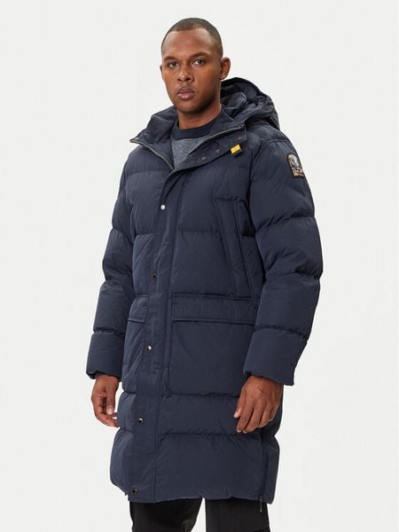 Parajumpers Kurtka puchowa Long Bear 25WMPMPUHF04 Granatowy Regular Fit. Niebieskie kurtki męskie Parajumpers, m, bez wzorów, z puchu, bez kaptura. Za 2,729.99 zł.