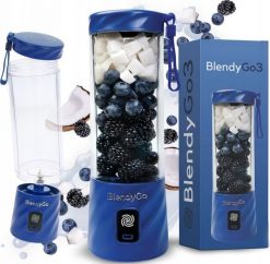 Blender kielichowy BlendyGo 3 granatowy. Niebieskie blendery BlendyGo. Za 224.77 zł.