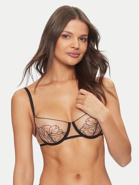 Undress Code Biustonosz z fiszbiną Wildflower 657 Czarny. Czarne biustonosze Undress Code, bez wzorów, z syntetyku. Za 229.99 zł.