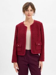 JOOP! Marynarka - Joella Kobiety Bouclé czerwony, 38. Czerwone marynarki i żakiety damskie JOOP!, bez wzorów, eleganckie, bez kołnierzyka, bez ramiączek. Za 949.95 zł.