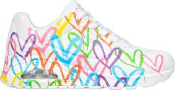 Skechers Skechers damskie buty sportowe UNO HIGHLIGHT LOVE 177981/WMLT 38,5. Obuwie sportowe damskie Skechers, bez wzorów, bez zapięcia. Za 312.90 zł.