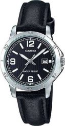 Zegarek Casio Zegarek marki Casio model LTP-V004L kolor Czarny. Akcesoria damski. Sezon: Cały rok NoSize. Czarne zegarki damskie Casio. Za 163.99 zł.