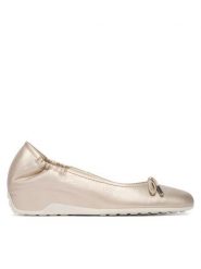 HÖGL Baleriny 1-103711 Złoty. Żółte balerinki damskie HÖGL, bez wzorów, ze skóry, bez obcasa, bez zapięcia. Za 749.99 zł.