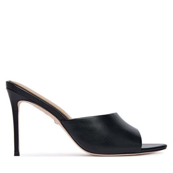 Klapki Marciano Guess. Czarne klapki damskie Marciano Guess, z aplikacjami, bez obcasa, bez zapięcia. Za 889.99 zł.