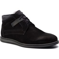 Trzewiki LASOCKI FOR MEN - SM-230 Black. Czarne botki męskie Lasocki For Men, bez wzorów, z futra, eleganckie, bez obcasa, bez zapięcia. W wyprzedaży za 189.99 zł.
