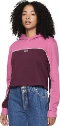 Bluza damska Fila Laagna różowo-bordowa FAW0907 43200 L. Czerwone bluzy damskie Fireangel, l, bez wzorów, bez ramiączek, bez kaptura. Za 225.85 zł.